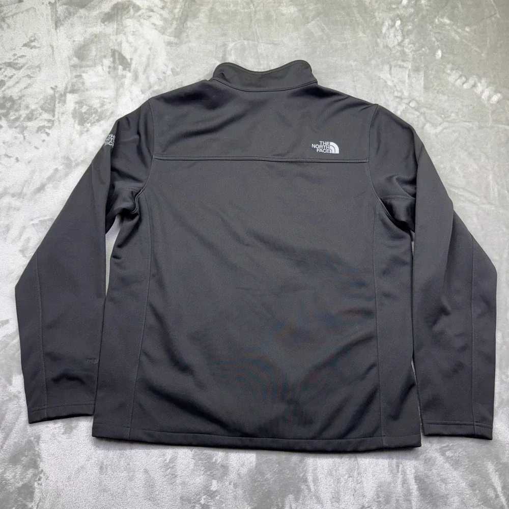 The North Face Mens RidgeWall Soft Shell Jacket Black Full Zip Sz L NWT Gorpcore